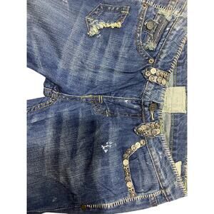 Taverniti SO Jeans with heavy embellishment and button details.